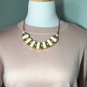 Elegant Cream and Gold Necklace